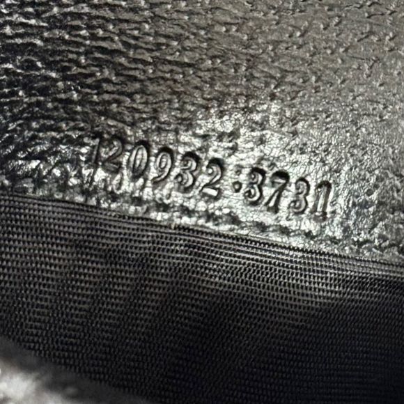 Gucci Compact Wallet Bifold Wallet Black GG Canvas GG Pattern - Picture 12 of 14